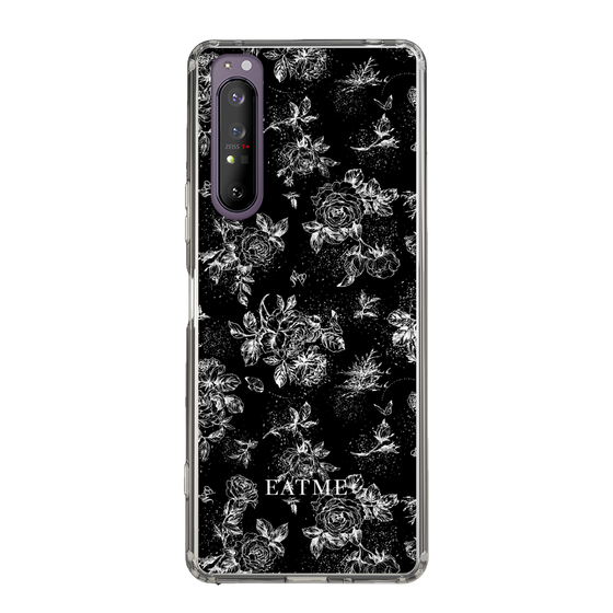 Slim Protection Case［ EATME - Toile de Jouy - Black ］