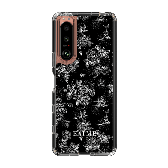 Slim Protection Case［ EATME - Toile de Jouy - Black ］