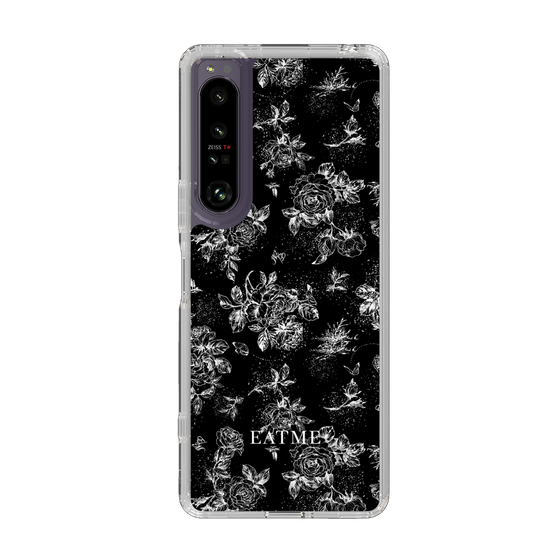 Slim Protection Case［ EATME - Toile de Jouy - Black ］