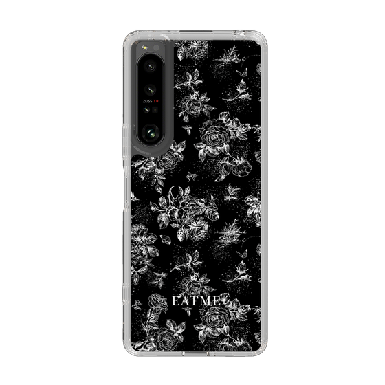 Slim Protection Case［ EATME - Toile de Jouy - Black ］