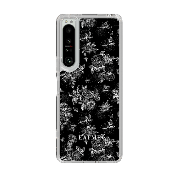 Slim Protection Case［ EATME - Toile de Jouy - Black ］