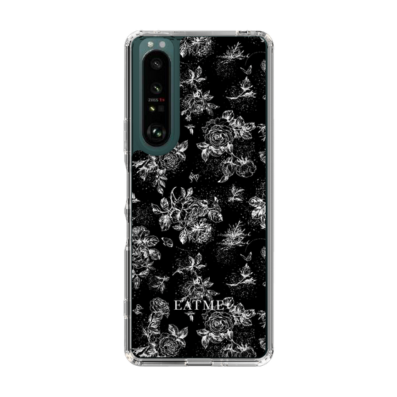 Slim Protection Case［ EATME - Toile de Jouy - Black ］