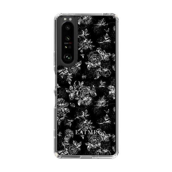 Slim Protection Case［ EATME - Toile de Jouy - Black ］