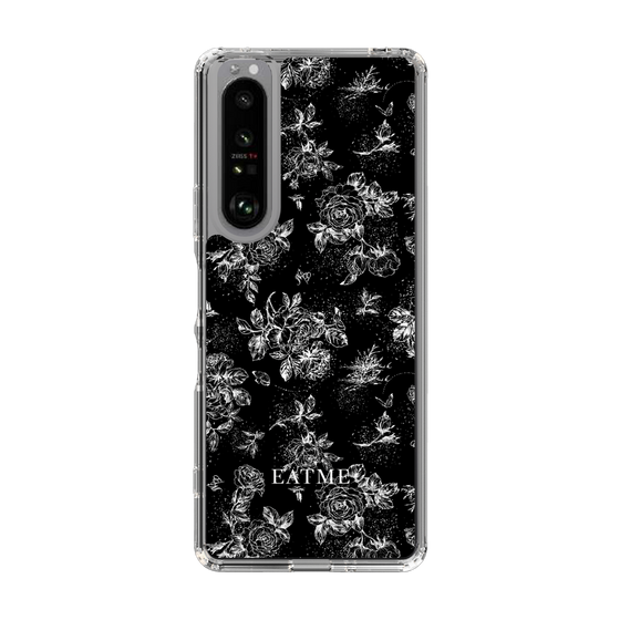 Slim Protection Case［ EATME - Toile de Jouy - Black ］