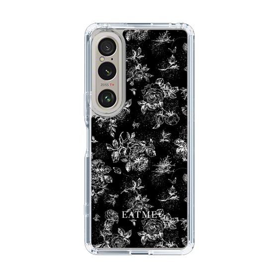 Slim Protection Case［ EATME - Toile de Jouy - Black ］