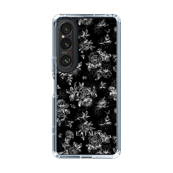 Slim Protection Case［ EATME - Toile de Jouy - Black ］
