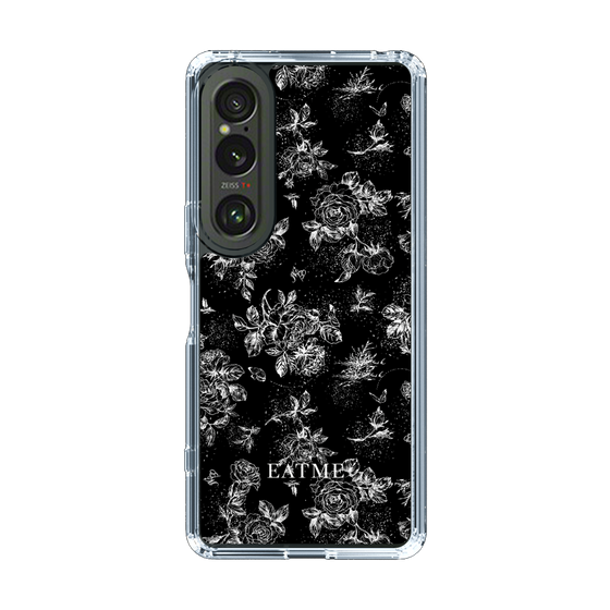 Slim Protection Case［ EATME - Toile de Jouy - Black ］