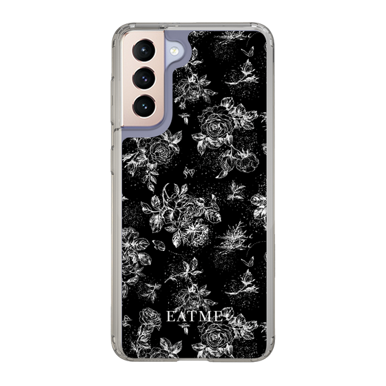 Slim Protection Case［ EATME - Toile de Jouy - Black ］