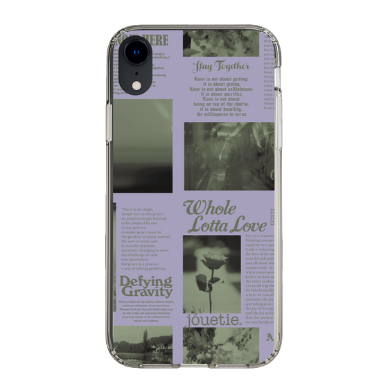 Slim Protection Case［ jouetie - Newspaper ］