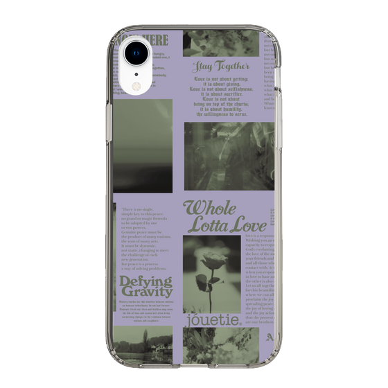 Slim Protection Case［ jouetie - Newspaper ］