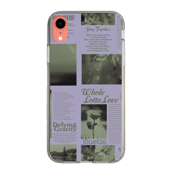Slim Protection Case［ jouetie - Newspaper ］