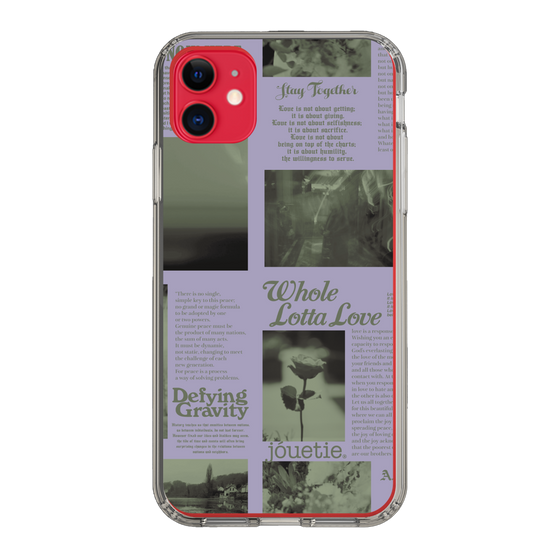 Slim Protection Case［ jouetie - Newspaper ］