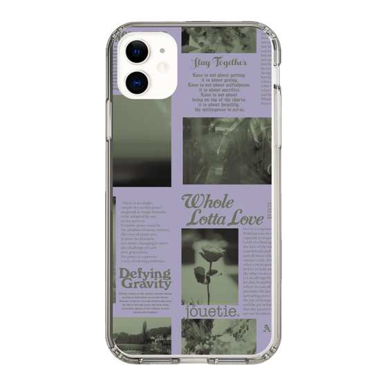 Slim Protection Case［ jouetie - Newspaper ］