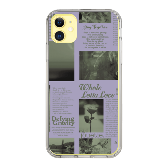 Slim Protection Case［ jouetie - Newspaper ］