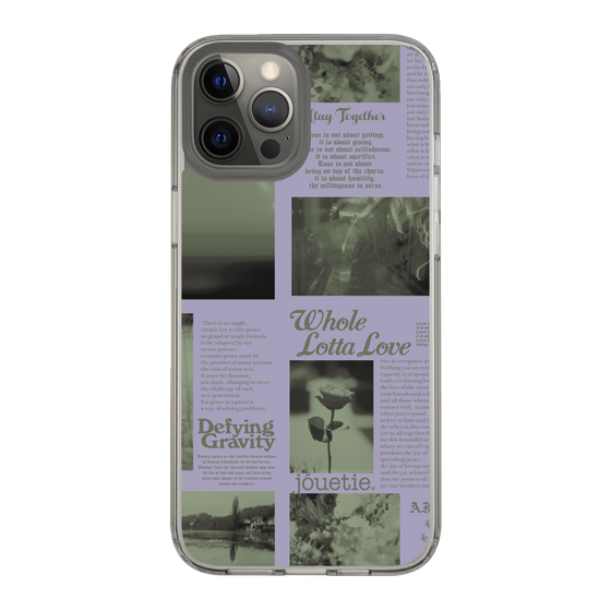 Slim Protection Case［ jouetie - Newspaper ］
