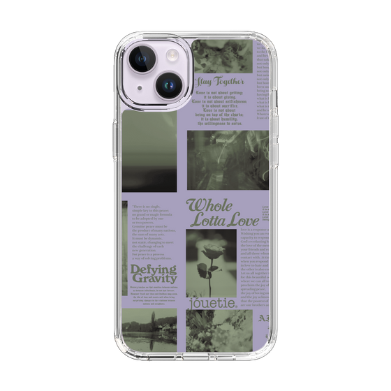 Slim Protection Case［ jouetie - Newspaper ］