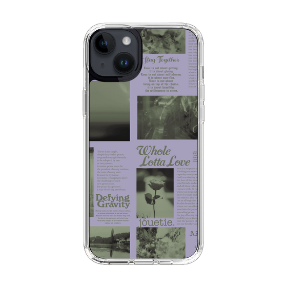 Slim Protection Case［ jouetie - Newspaper ］