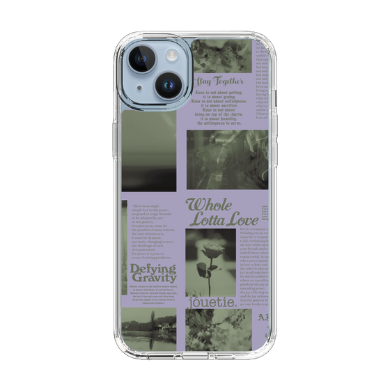 Slim Protection Case［ jouetie - Newspaper ］