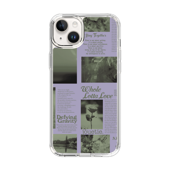 Slim Protection Case［ jouetie - Newspaper ］