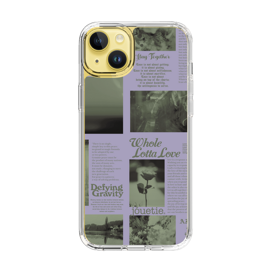Slim Protection Case［ jouetie - Newspaper ］