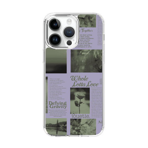 Slim Protection Case［ jouetie - Newspaper ］