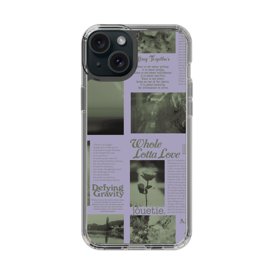 Slim Protection Case［ jouetie - Newspaper ］