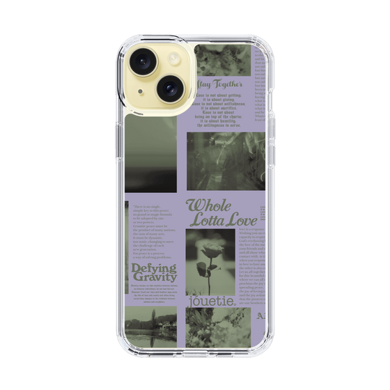 Slim Protection Case［ jouetie - Newspaper ］