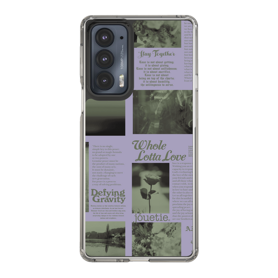 Slim Protection Case［ jouetie - Newspaper ］