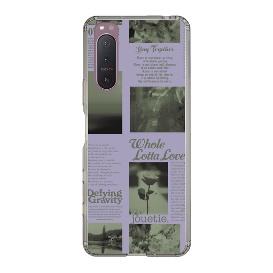 Slim Protection Case［ jouetie - Newspaper ］