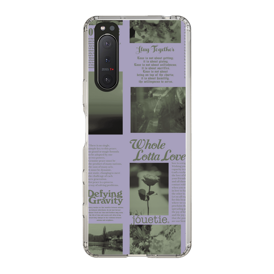 Slim Protection Case［ jouetie - Newspaper ］