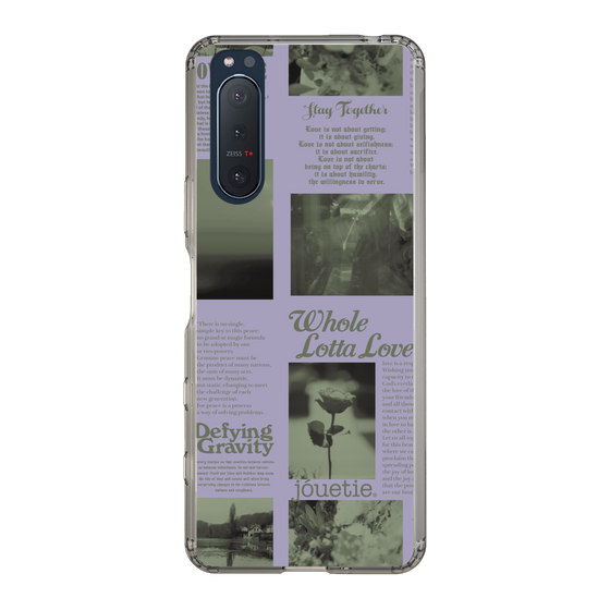 Slim Protection Case［ jouetie - Newspaper ］