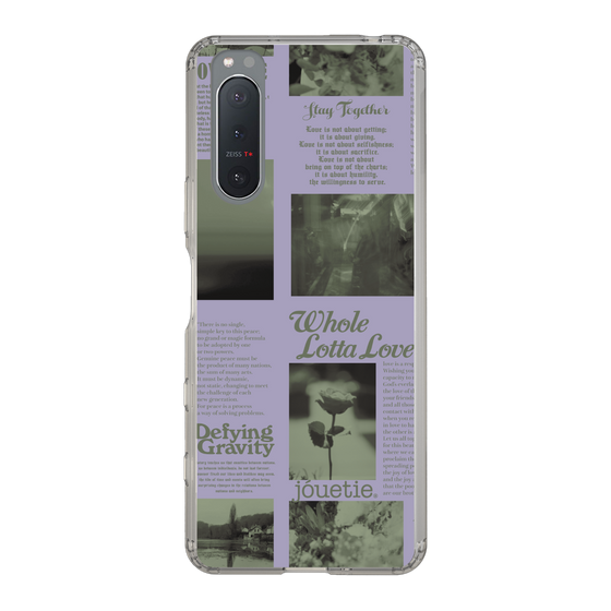Slim Protection Case［ jouetie - Newspaper ］