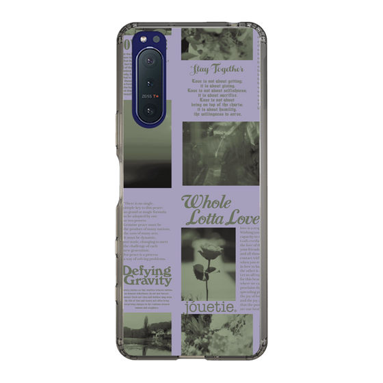 Slim Protection Case［ jouetie - Newspaper ］