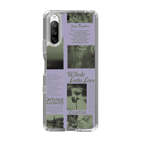 Slim Protection Case［ jouetie - Newspaper ］