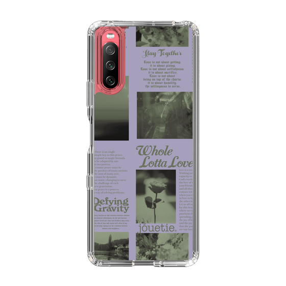 Slim Protection Case［ jouetie - Newspaper ］