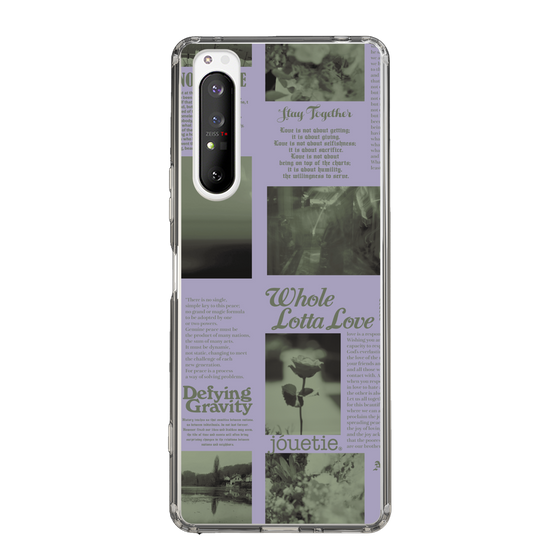 Slim Protection Case［ jouetie - Newspaper ］