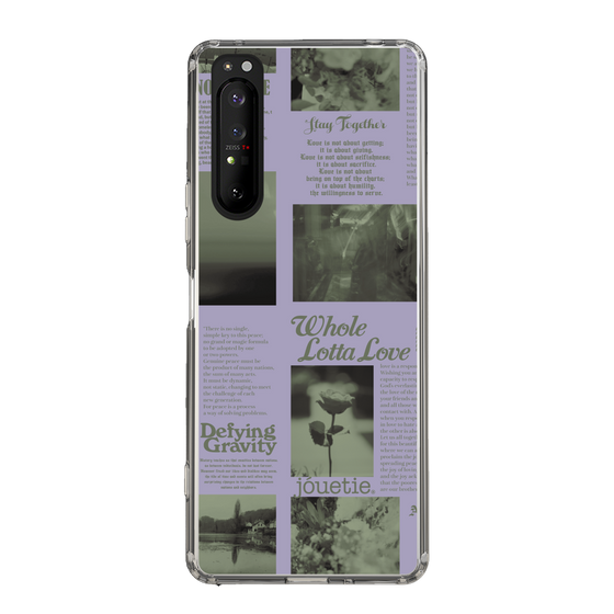 Slim Protection Case［ jouetie - Newspaper ］