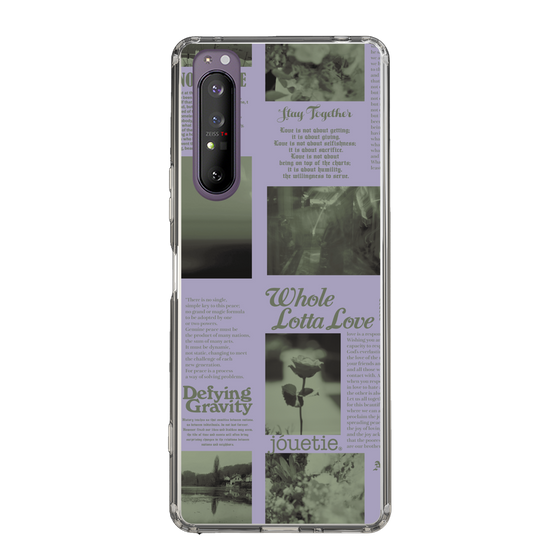 Slim Protection Case［ jouetie - Newspaper ］
