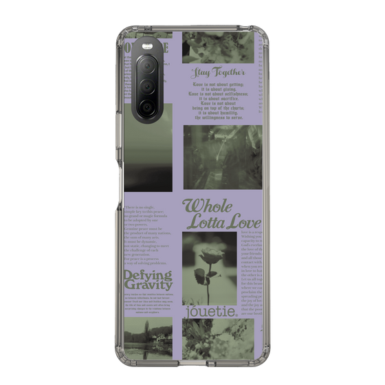 Slim Protection Case［ jouetie - Newspaper ］