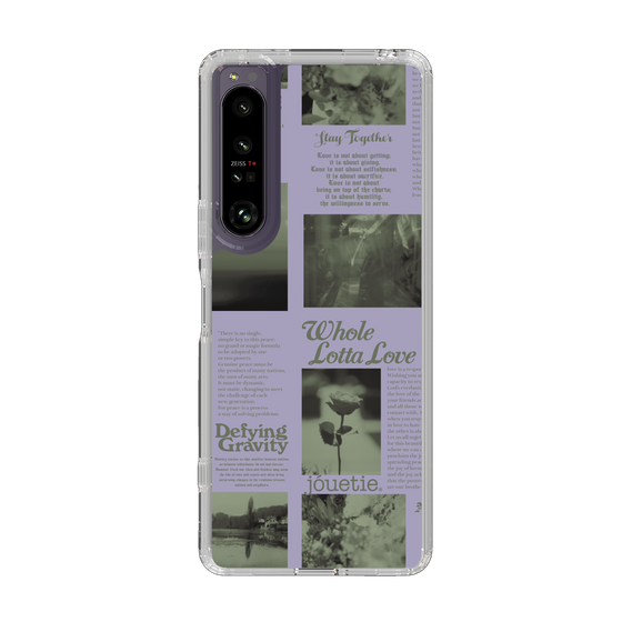 Slim Protection Case［ jouetie - Newspaper ］
