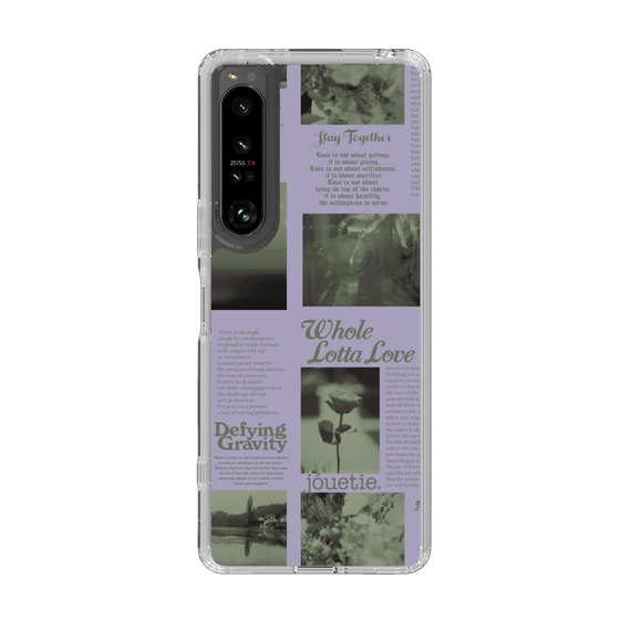 Slim Protection Case［ jouetie - Newspaper ］