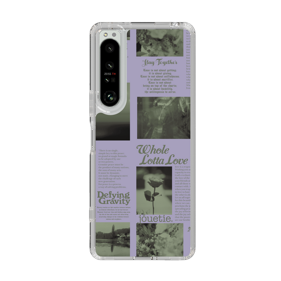 Slim Protection Case［ jouetie - Newspaper ］