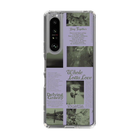 Slim Protection Case［ jouetie - Newspaper ］