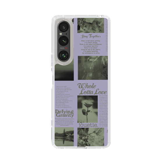 Slim Protection Case［ jouetie - Newspaper ］