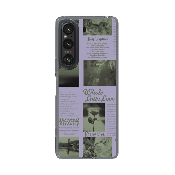 Slim Protection Case［ jouetie - Newspaper ］