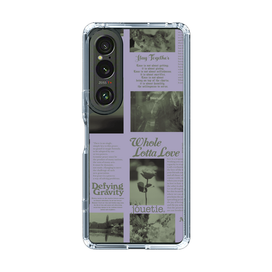 Slim Protection Case［ jouetie - Newspaper ］