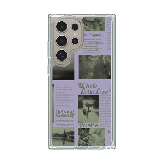 Slim Protection Case［ jouetie - Newspaper ］