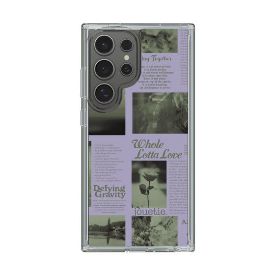 Slim Protection Case［ jouetie - Newspaper ］