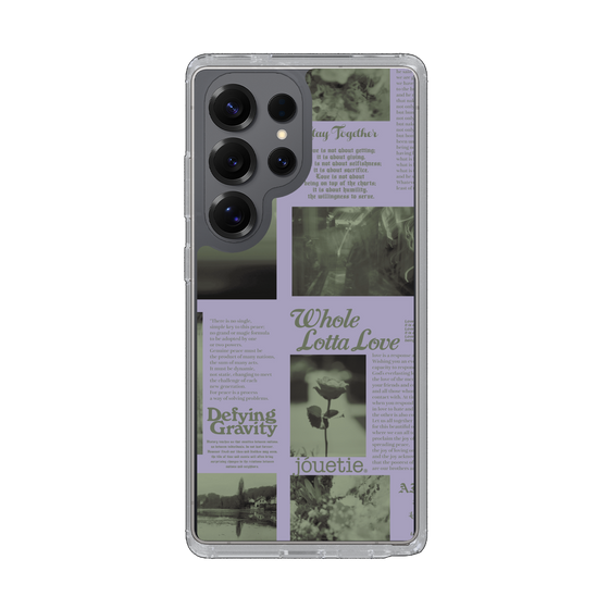 Slim Protection Case［ jouetie - Newspaper ］