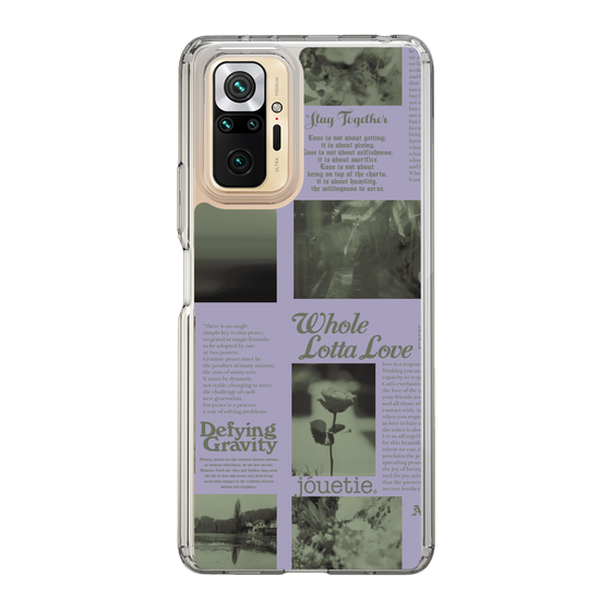 Slim Protection Case［ jouetie - Newspaper ］